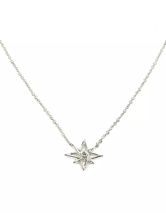 Love From Venus Sacred Symbols STAR OF VENUS CHOKER NECKLACE – 925 SILVER