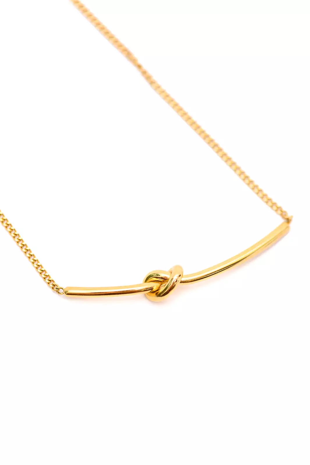 Love Knot Bar Necklace