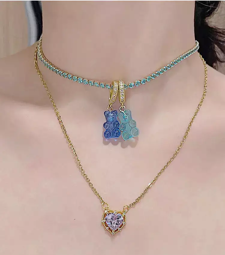 Megan Princess Heart Choker LIN02