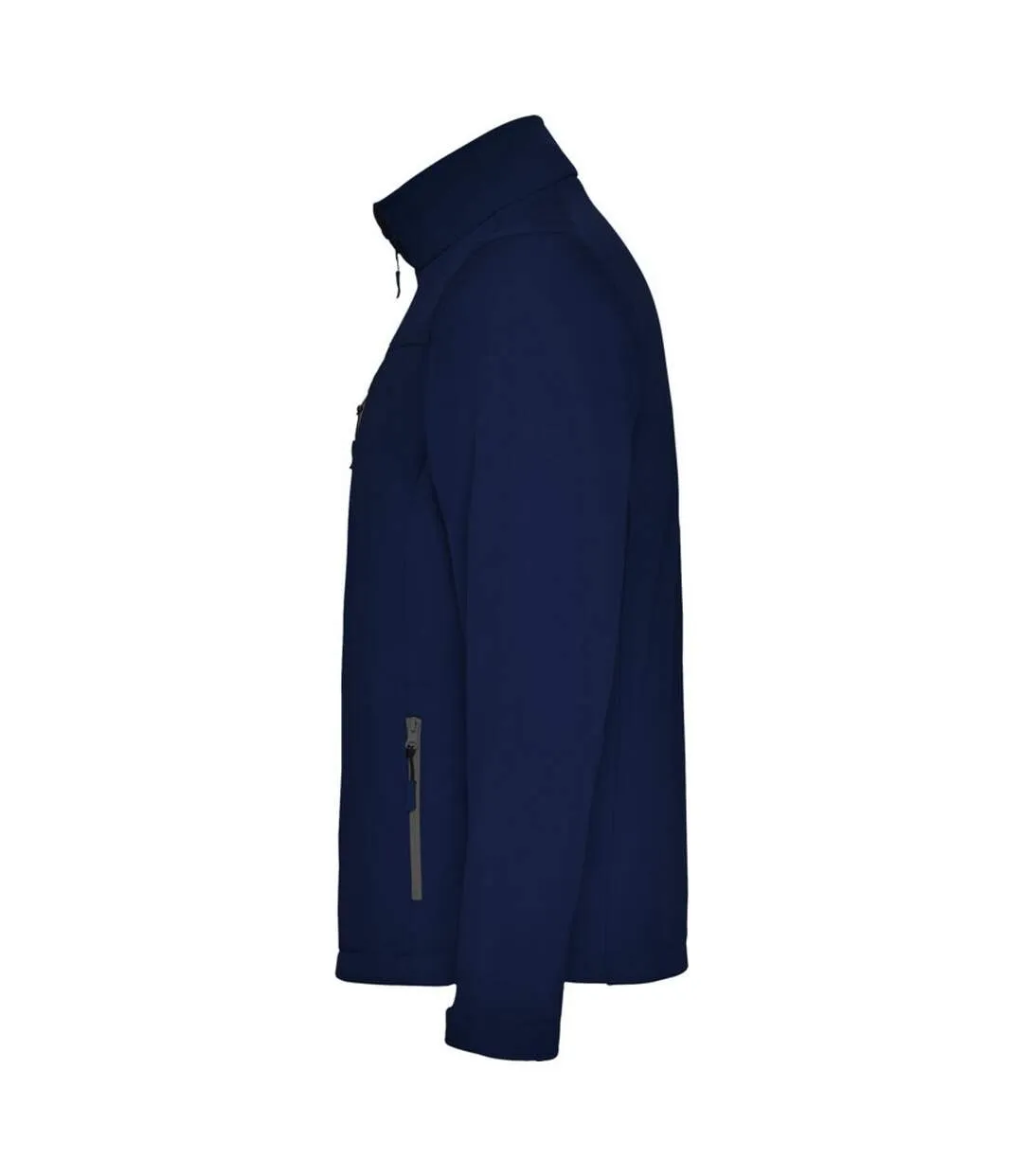 Mens antartida soft shell jacket navy blue Roly