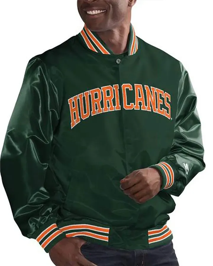 Miami Hurricanes Starter Jacket - William Jacket