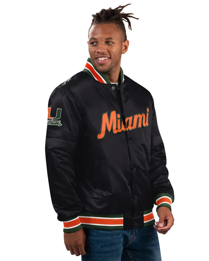 Miami Hurricanes Starter Jacket - William Jacket