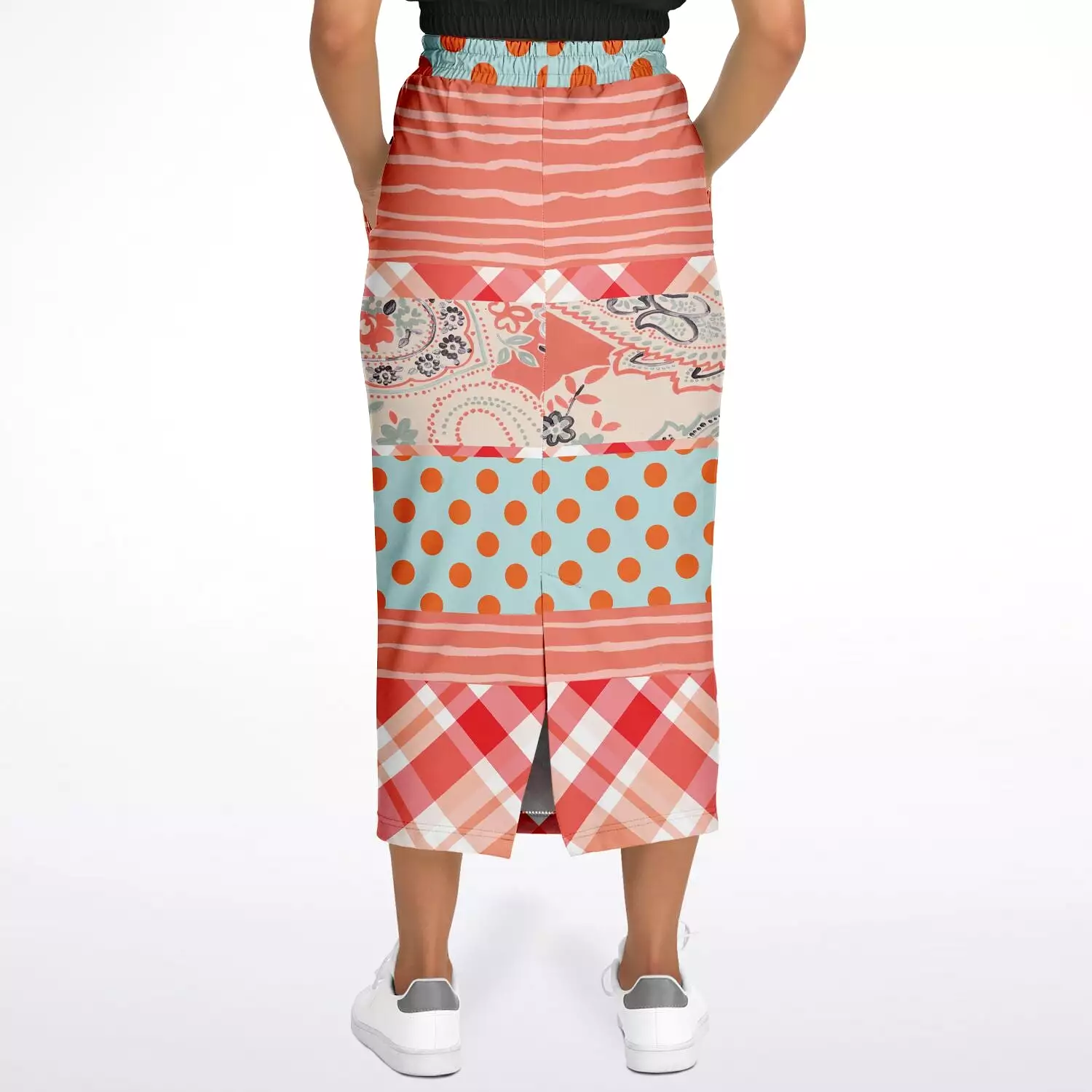 Mint Julep Eco-Poly Long Pocket Skirt