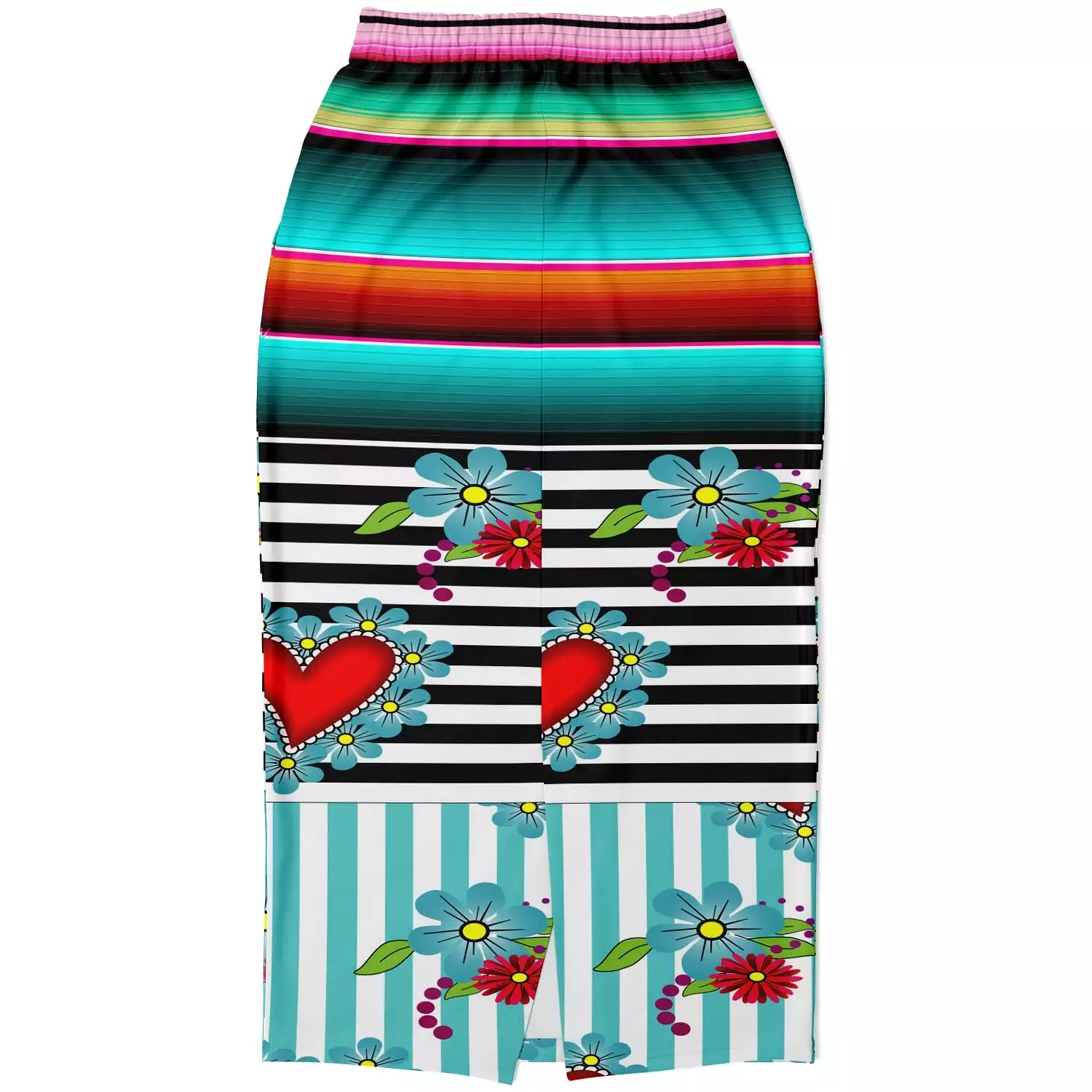 My Dios Eco-Poly Long Pocket Skirt