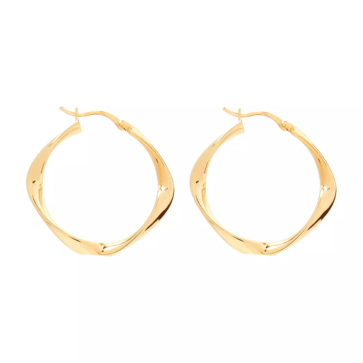 Najo Earring Garden of Eden Yellow Gold Hoop