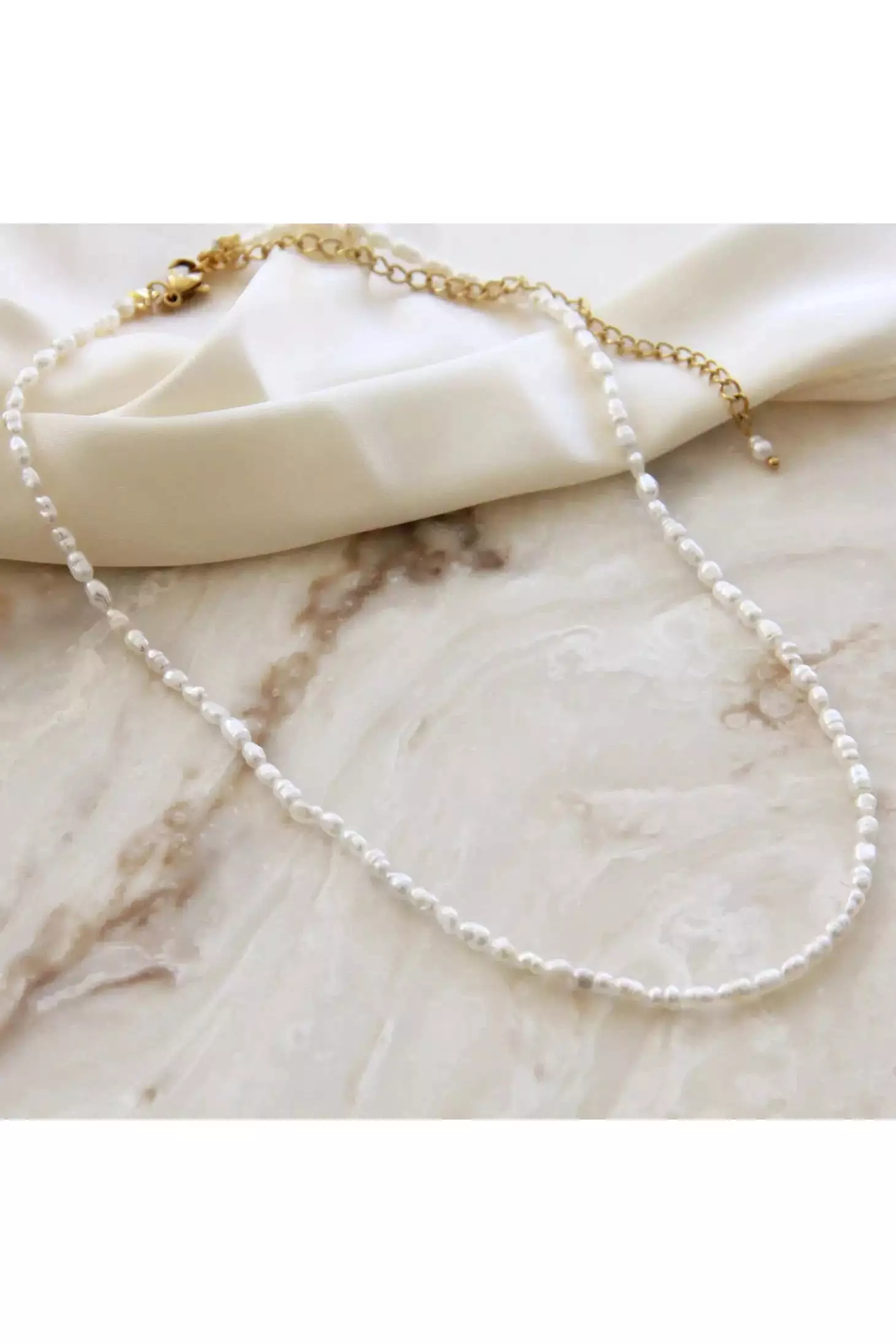 Natural Pearl Choker Necklace