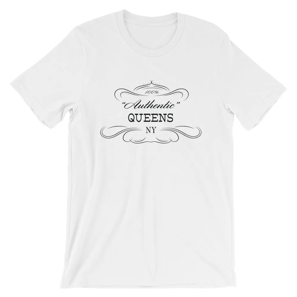 New York - Queens NY - Short-Sleeve Unisex T-Shirt - Authentic