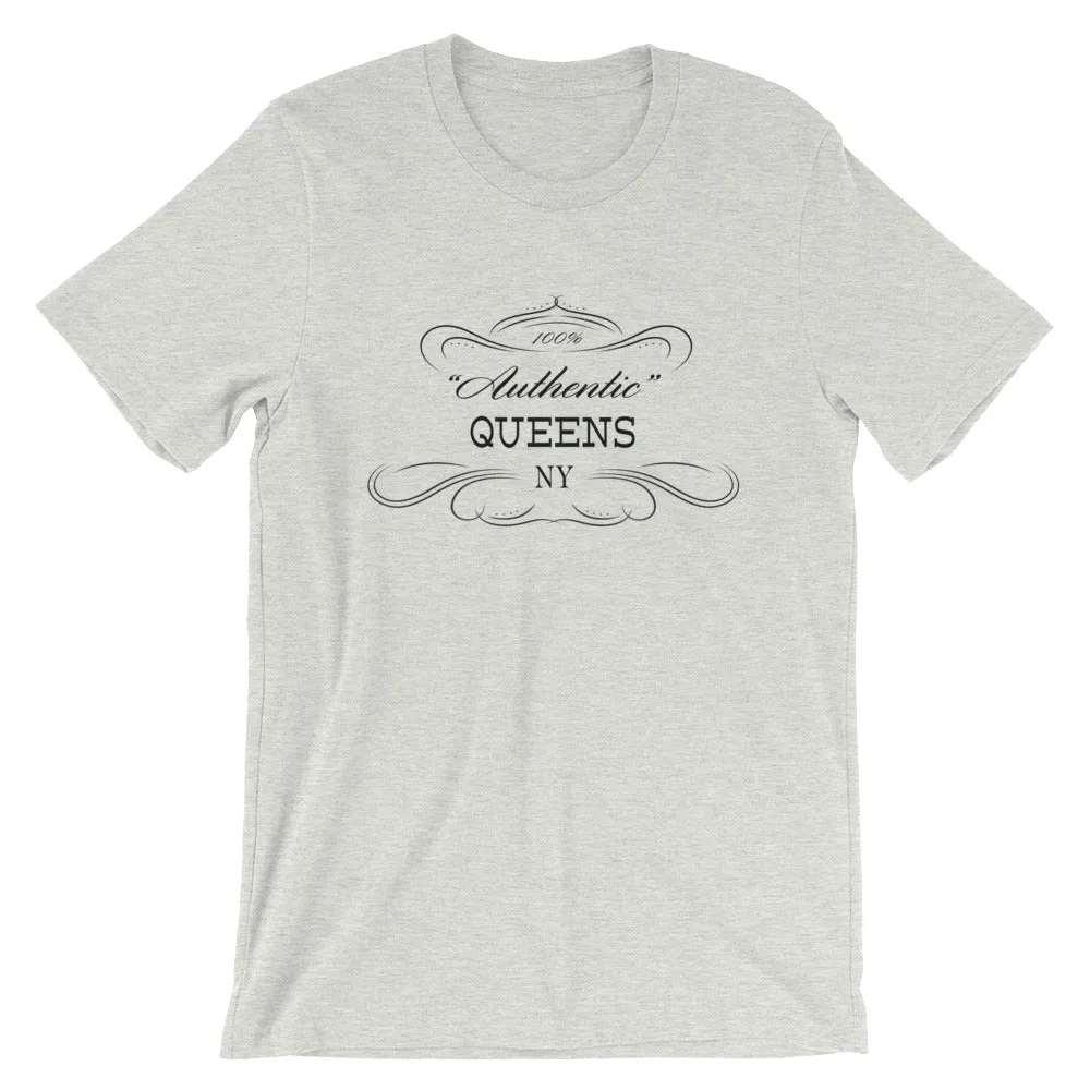 New York - Queens NY - Short-Sleeve Unisex T-Shirt - Authentic