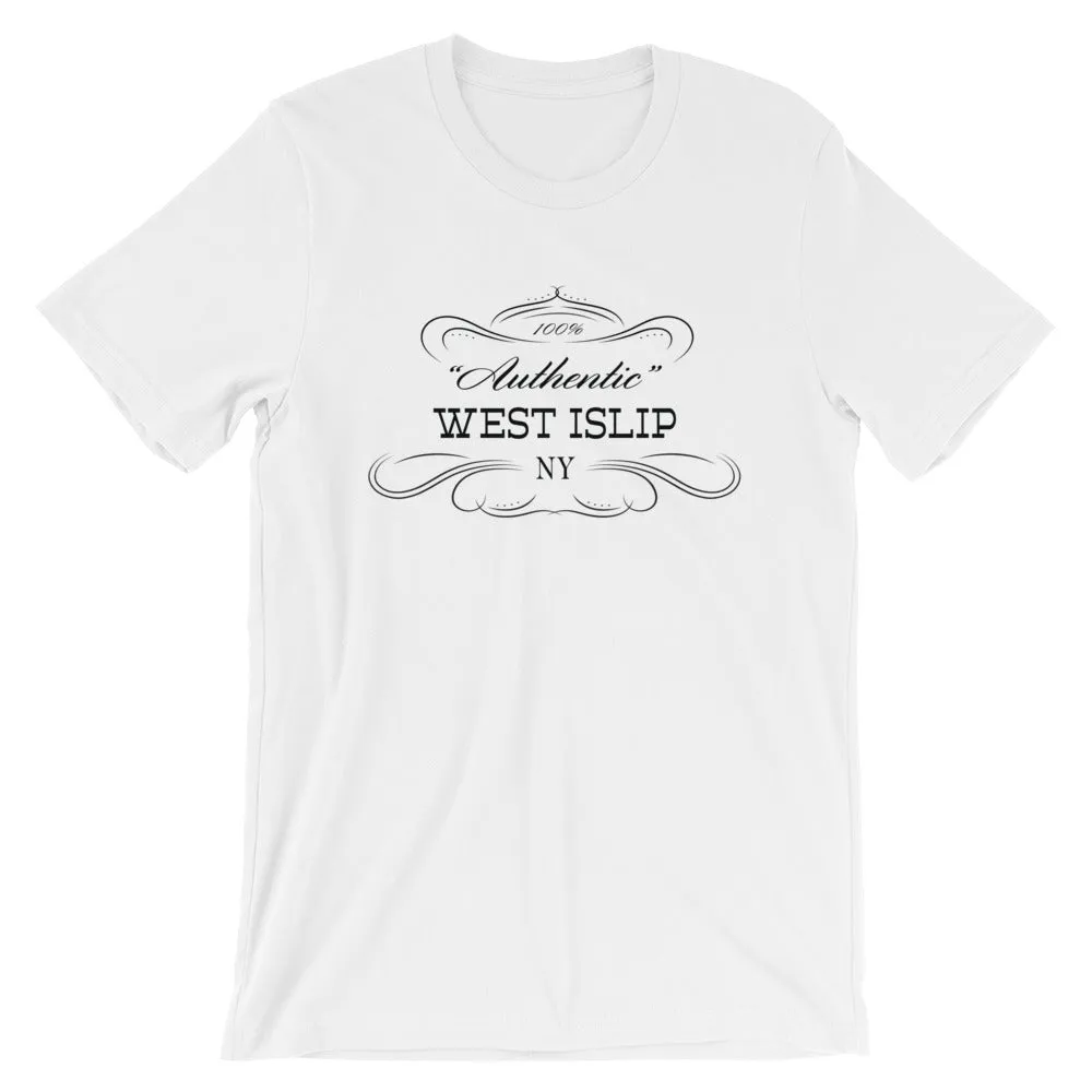 New York - West Islip NY - Short-Sleeve Unisex T-Shirt - Authentic T-Shirt