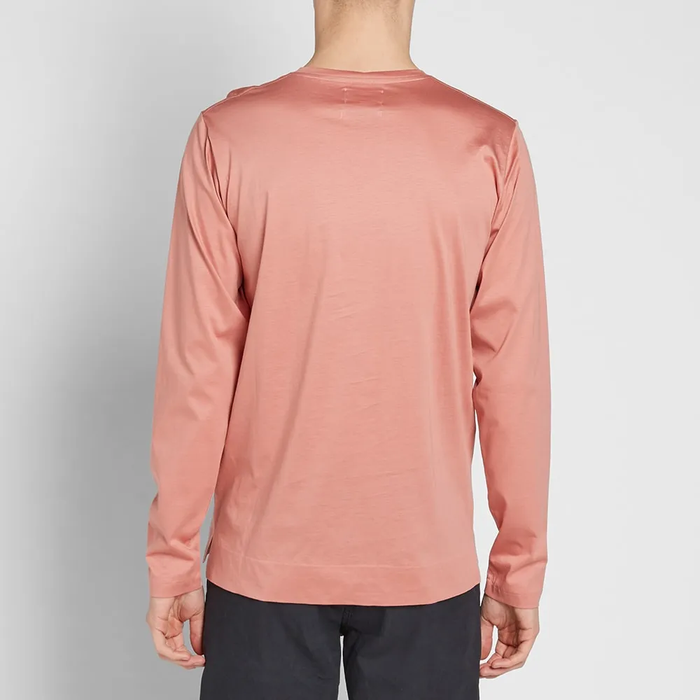 Norse Projects Long Sleeve Esben Blind Stitch TeeFusion Pink