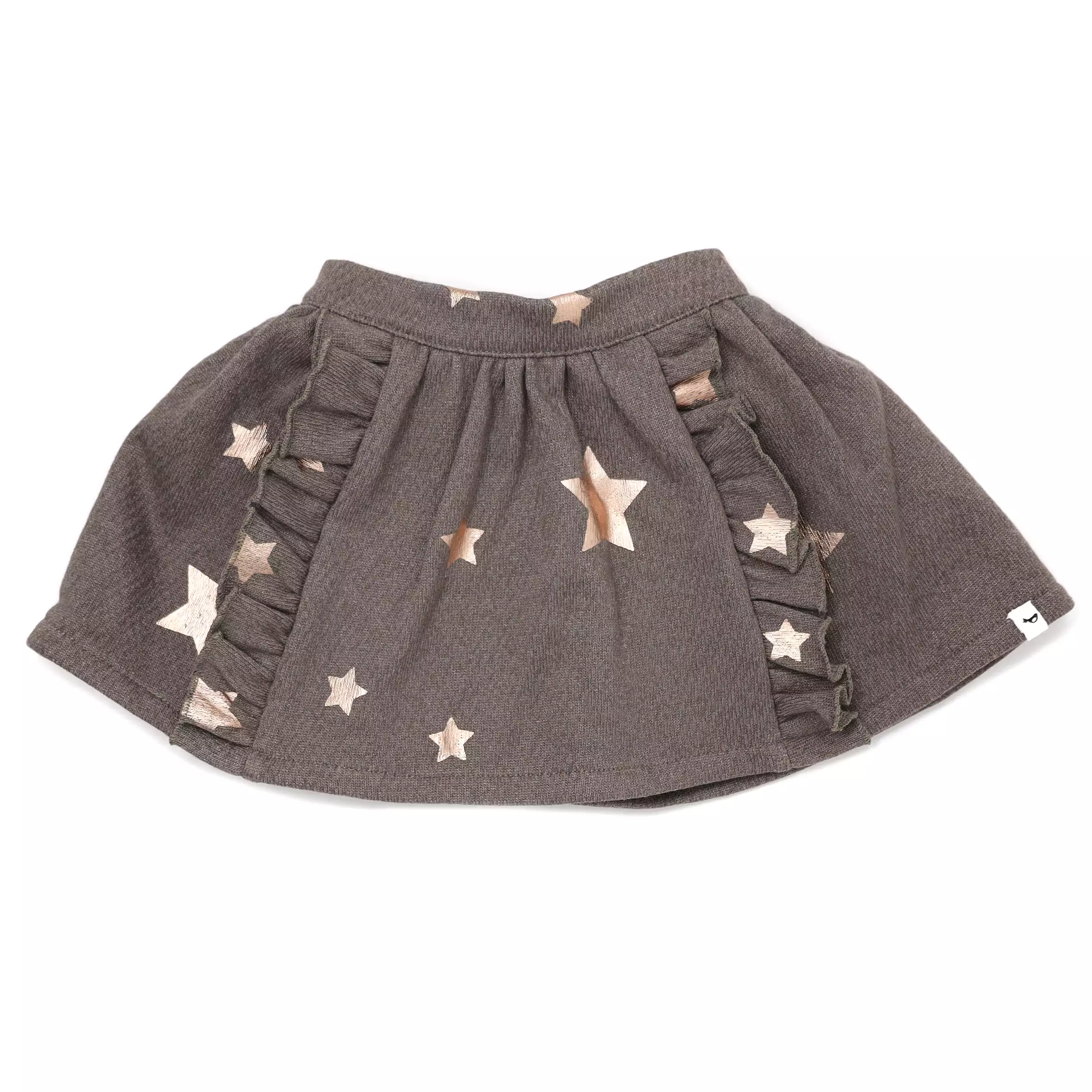 oh baby! Rosegold Stars Millie Pocket Skirt - Bark