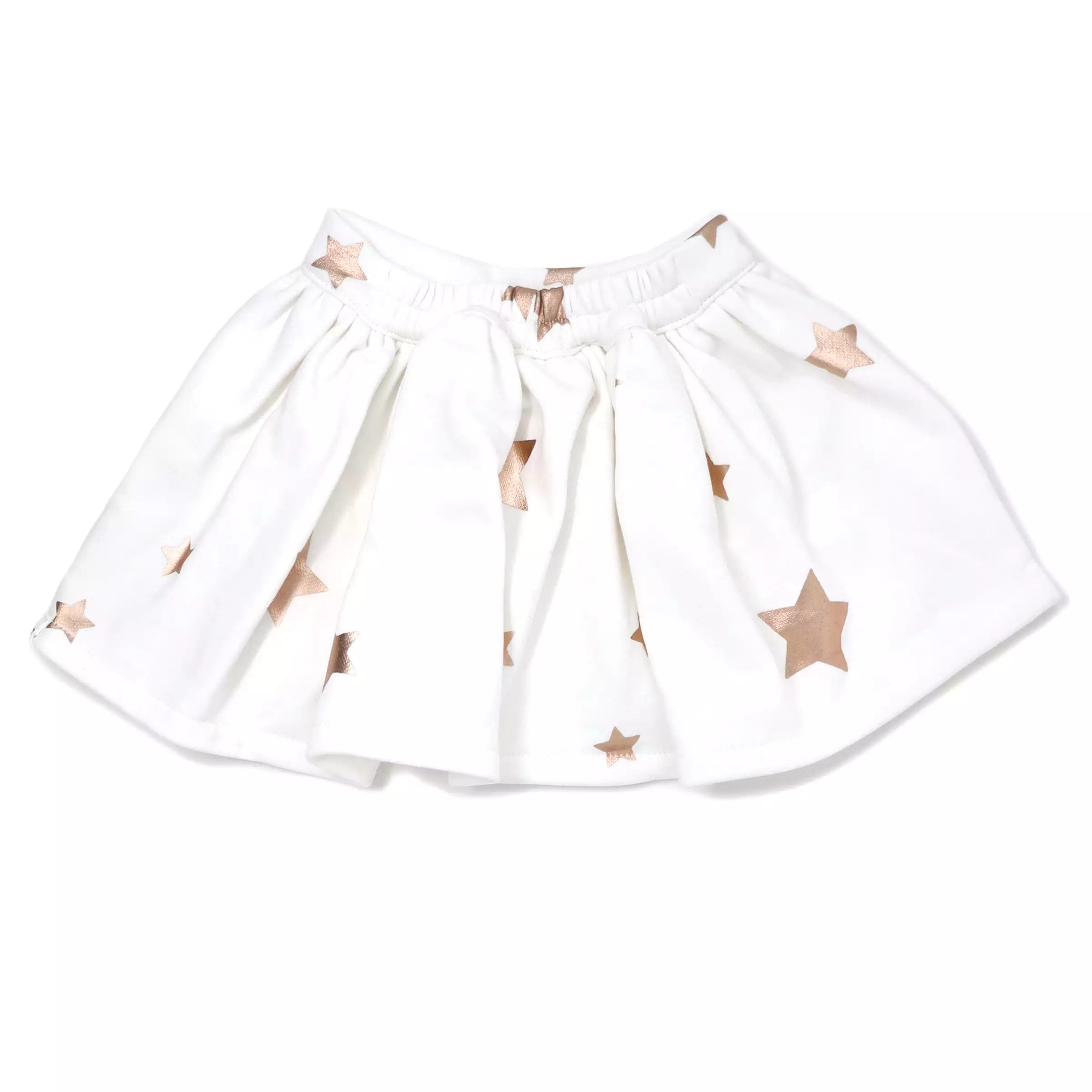 oh baby! Rosegold Stars Millie Pocket Skirt - Cream