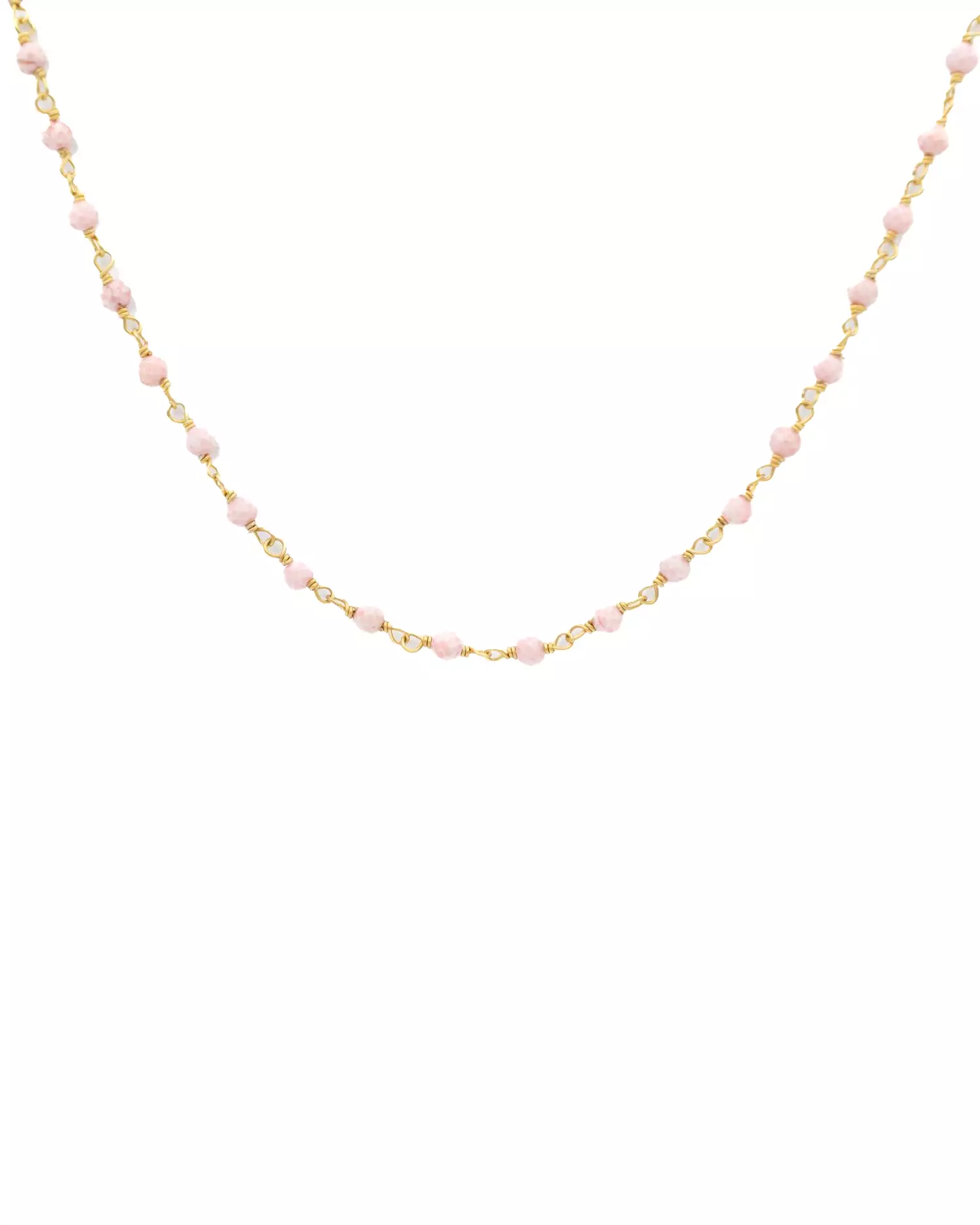 Pink Opal Layering Choker