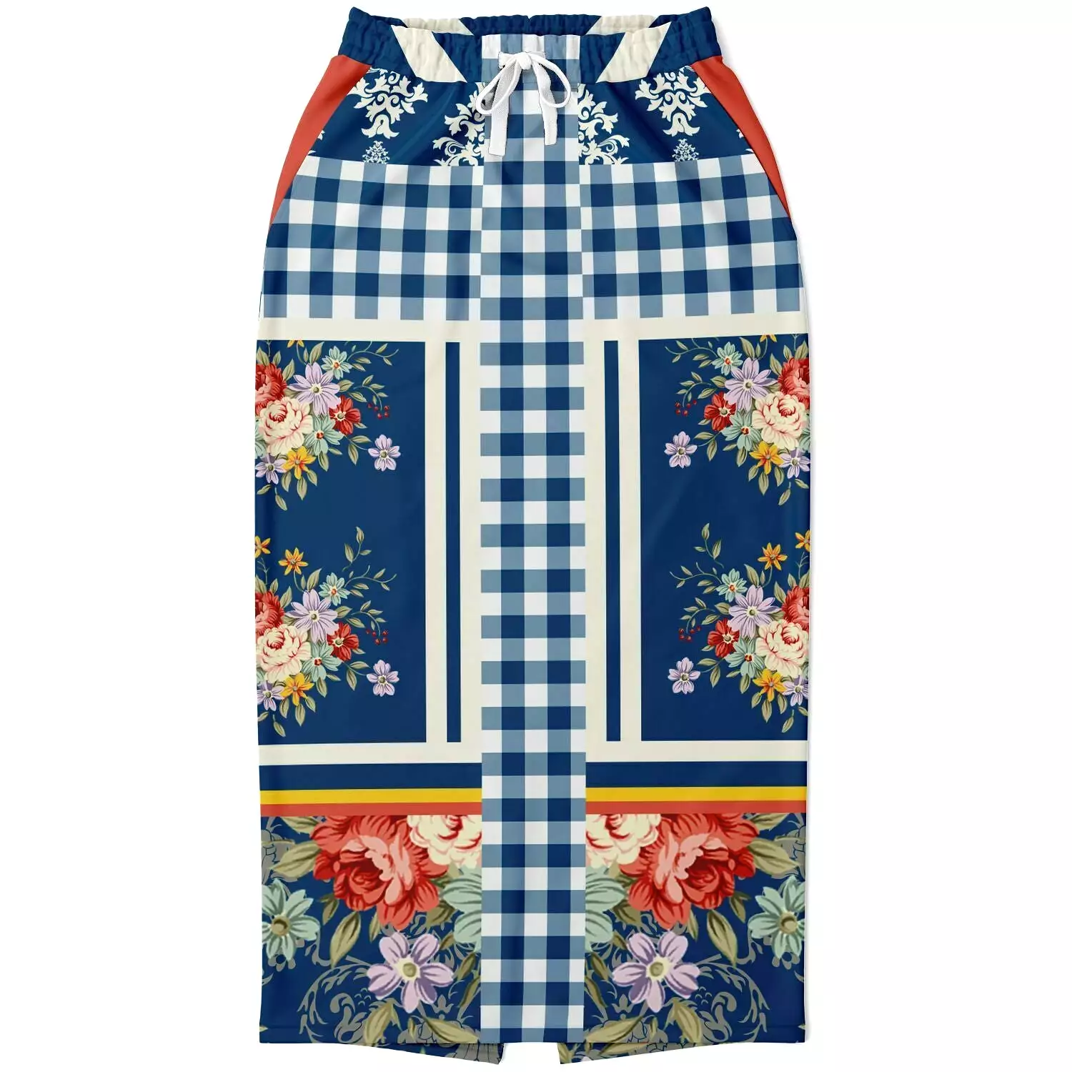 Porcelain Fleur Eco-Poly Long Pocket Skirt