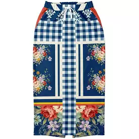 Porcelain Fleur Eco-Poly Long Pocket Skirt