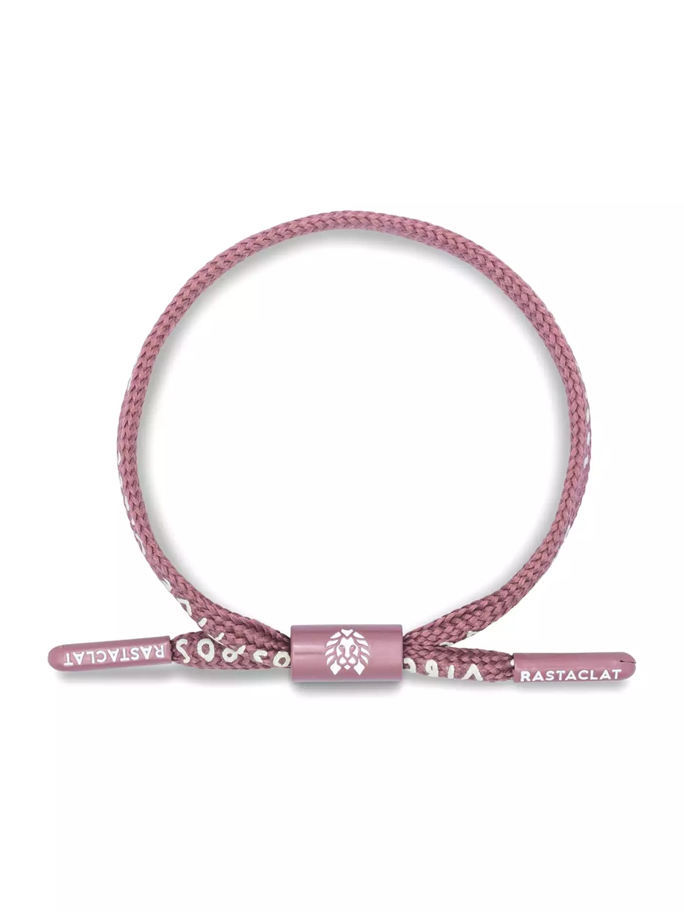 Positive Vibes Single Lace Mauve Bracelet