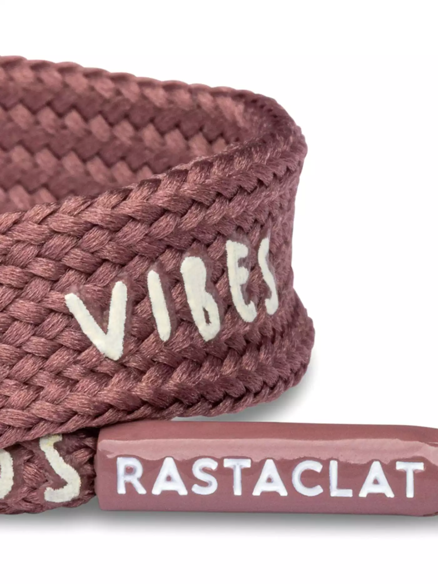 Positive Vibes Single Lace Mauve Bracelet