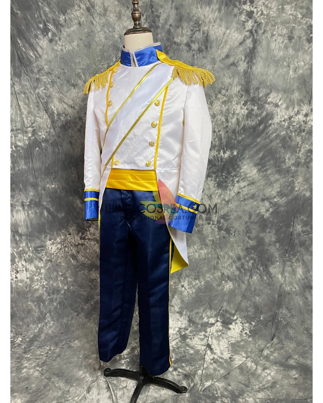 Prince Eric Little Mermaid Satin Version Cosplay Costume