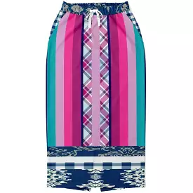 Purple Haze Eco-Poly Long Pocket Skirt