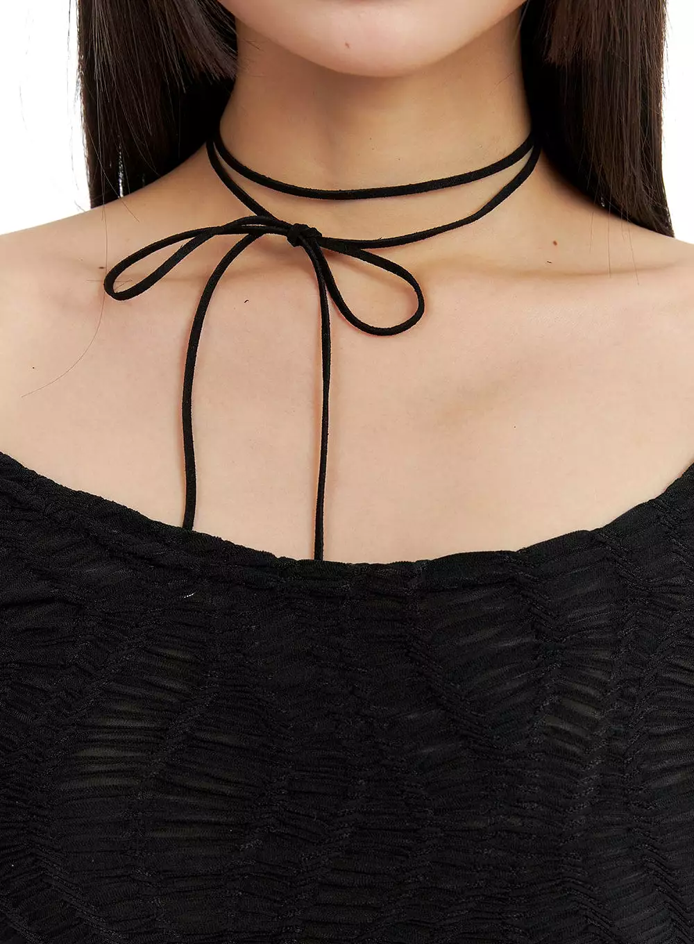 Ribbon Choker Necklace CF422