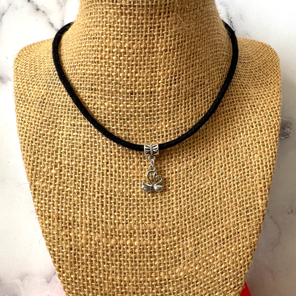 Silver Charm Choker