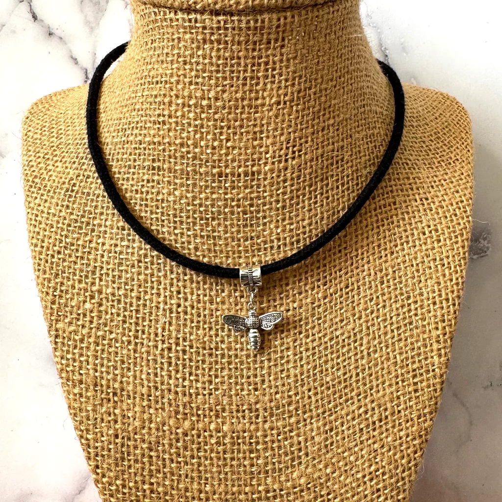 Silver Charm Choker