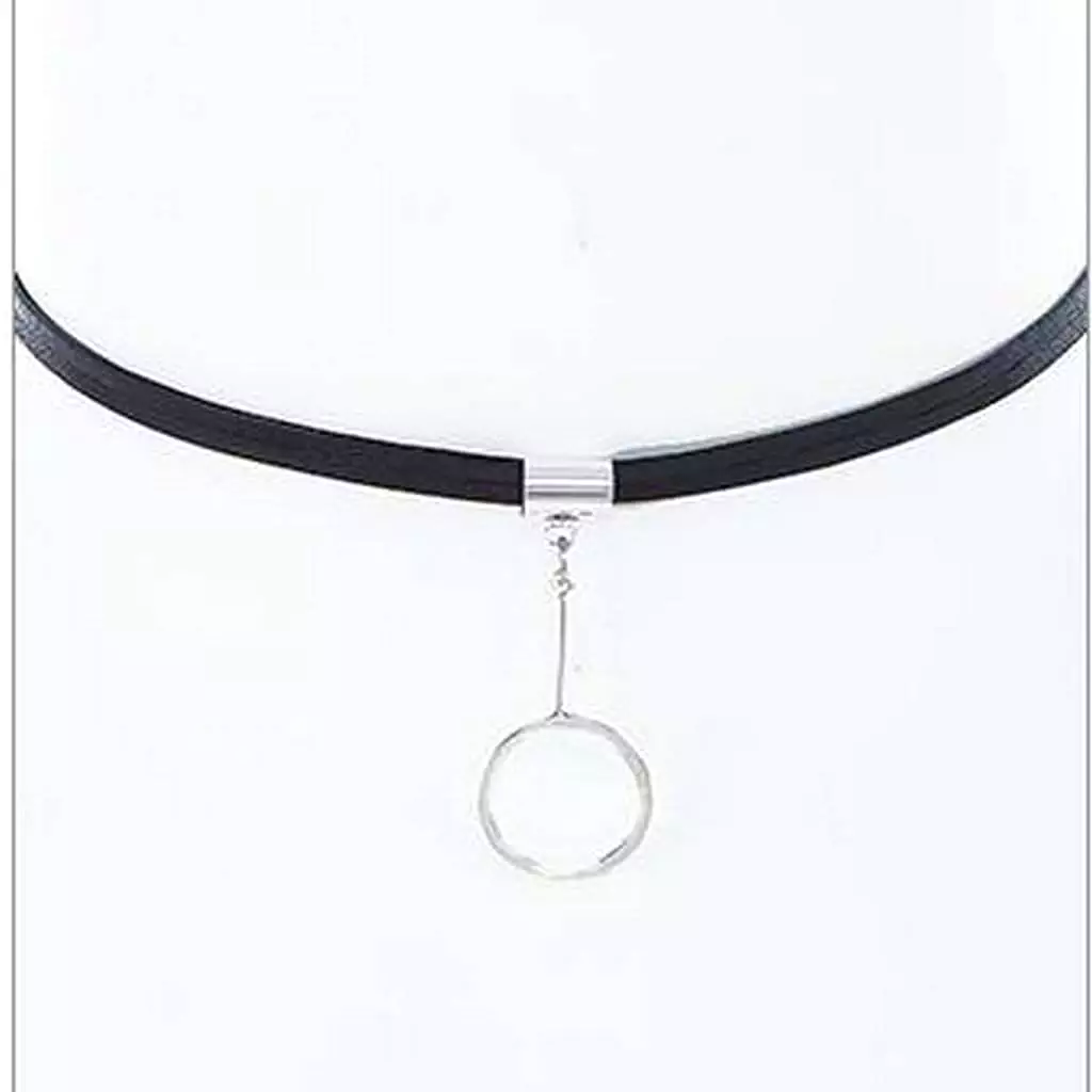 Silver Open Ring Choker