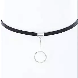 Silver Open Ring Choker