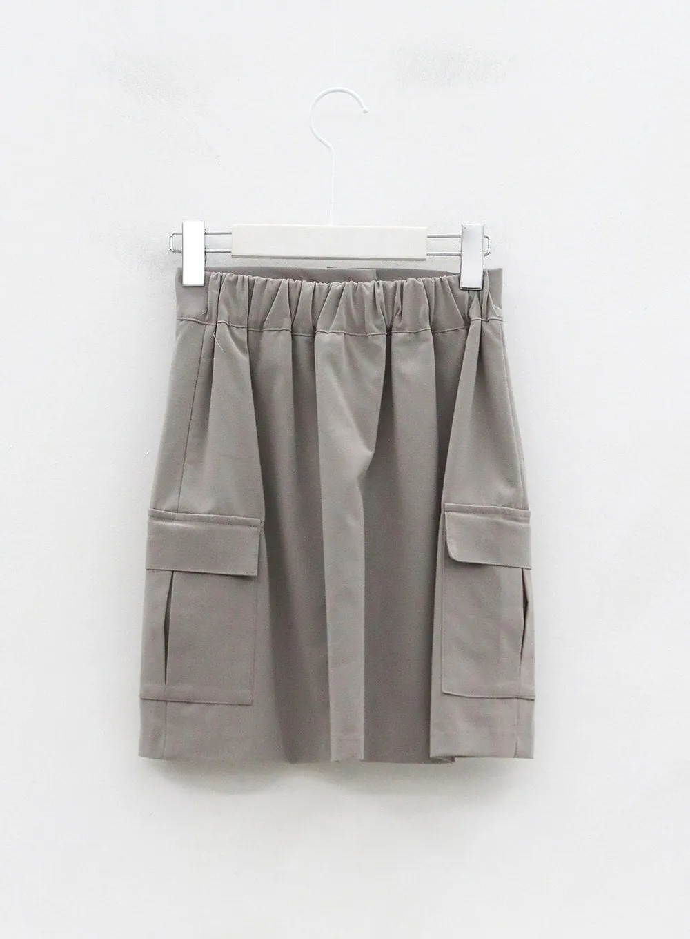 Simple Side Pocket Mini Skirt OO06