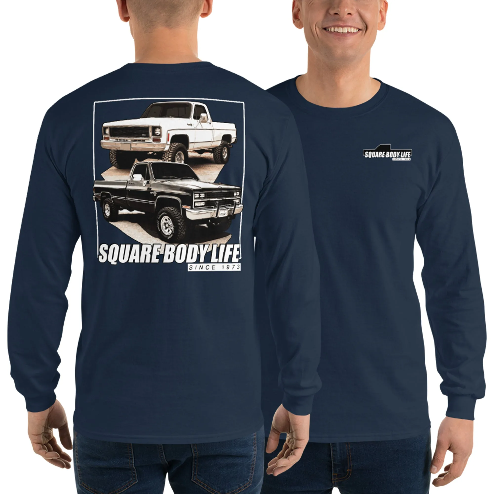 Square Body Life Long Sleeve T-Shirt