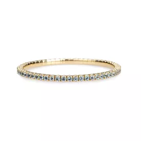 Stretch & Stack Aquamarine Tennis Bracelet, 2.25-8.58 Carats