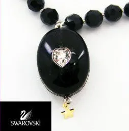 Swarovski MAGIC Long NECKLACE with Locket 1074094