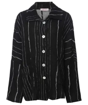 Thanny Striped Button-Up Shirt | Jules B