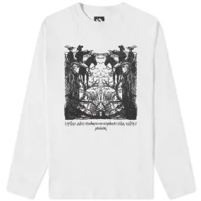 The Trilogy Tapes Two Dark Humps Long Sleeve T-ShirtWhite