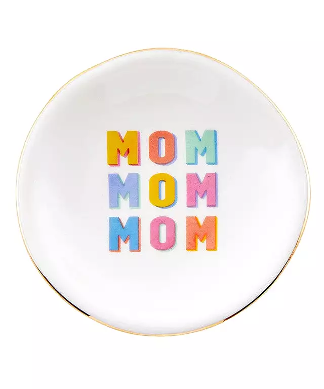 Trinket Tray & Earring Set - Mom Mom Mom