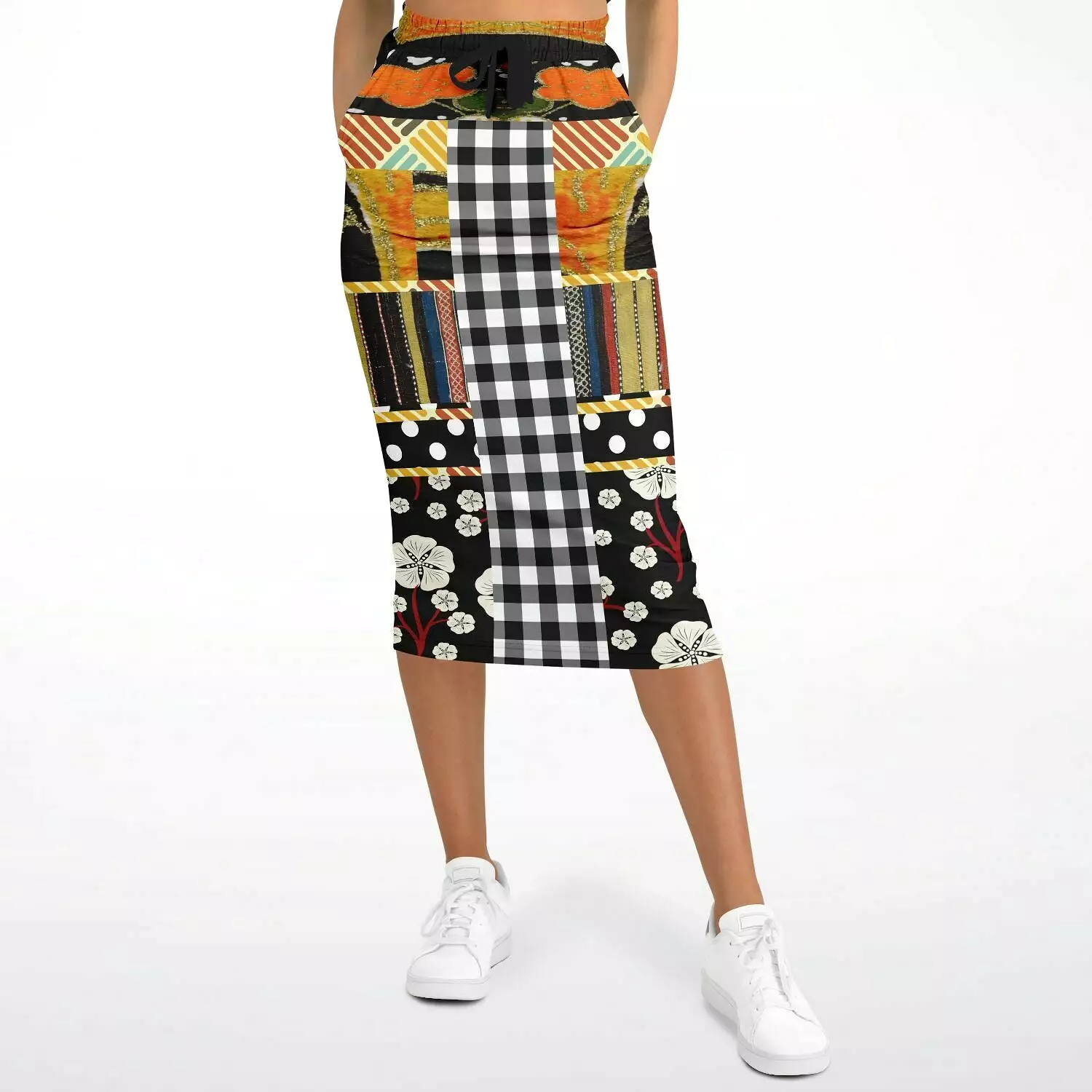 Versailles Eco-Poly Long Pocket Skirt