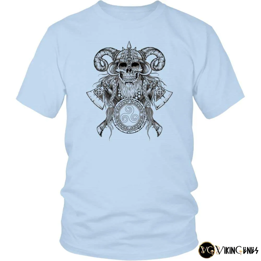 Viking Skull T Shirt