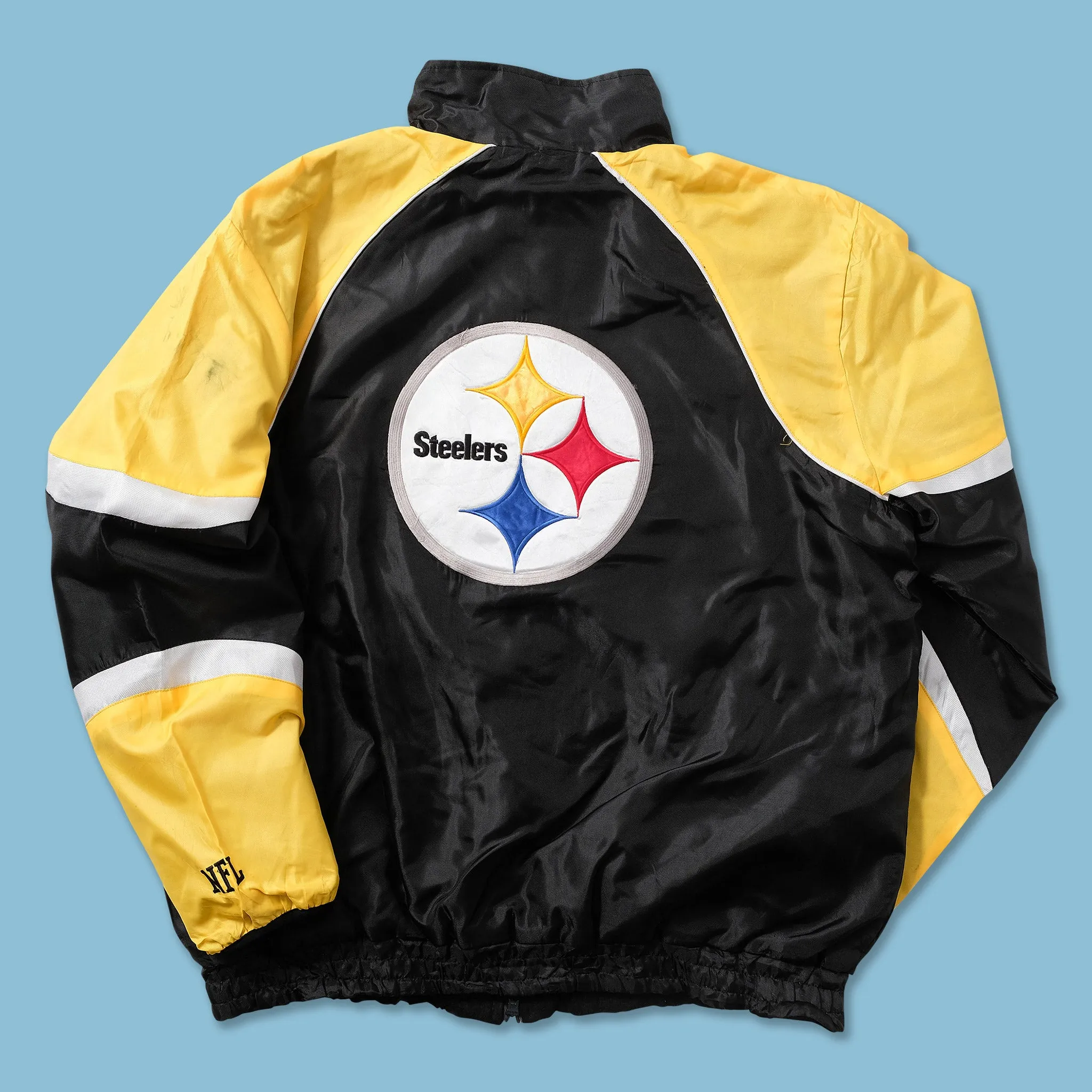 Vintage Pittsburgh Steelers Light Padded Jacket XLarge