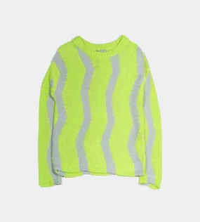 Waves Sweater - Lime