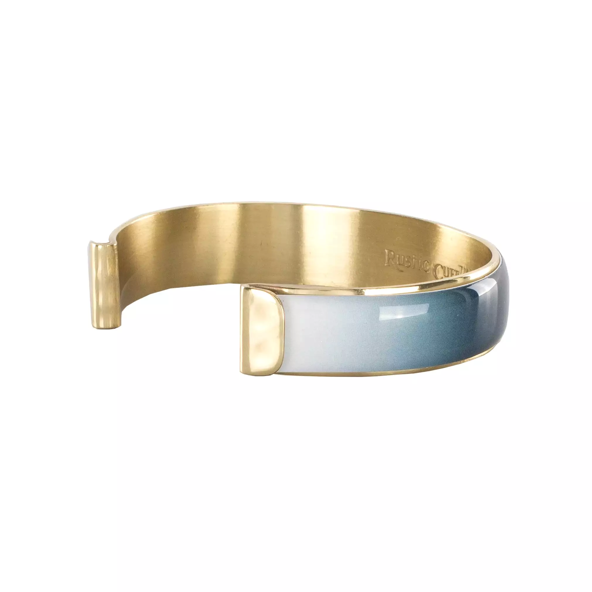 West Virginia University Art Deco 0.5 Gold Cuff