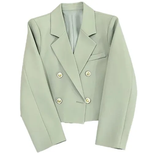 Women's Blazer Long Sleeve Blazers Pocket Casual Solid Color