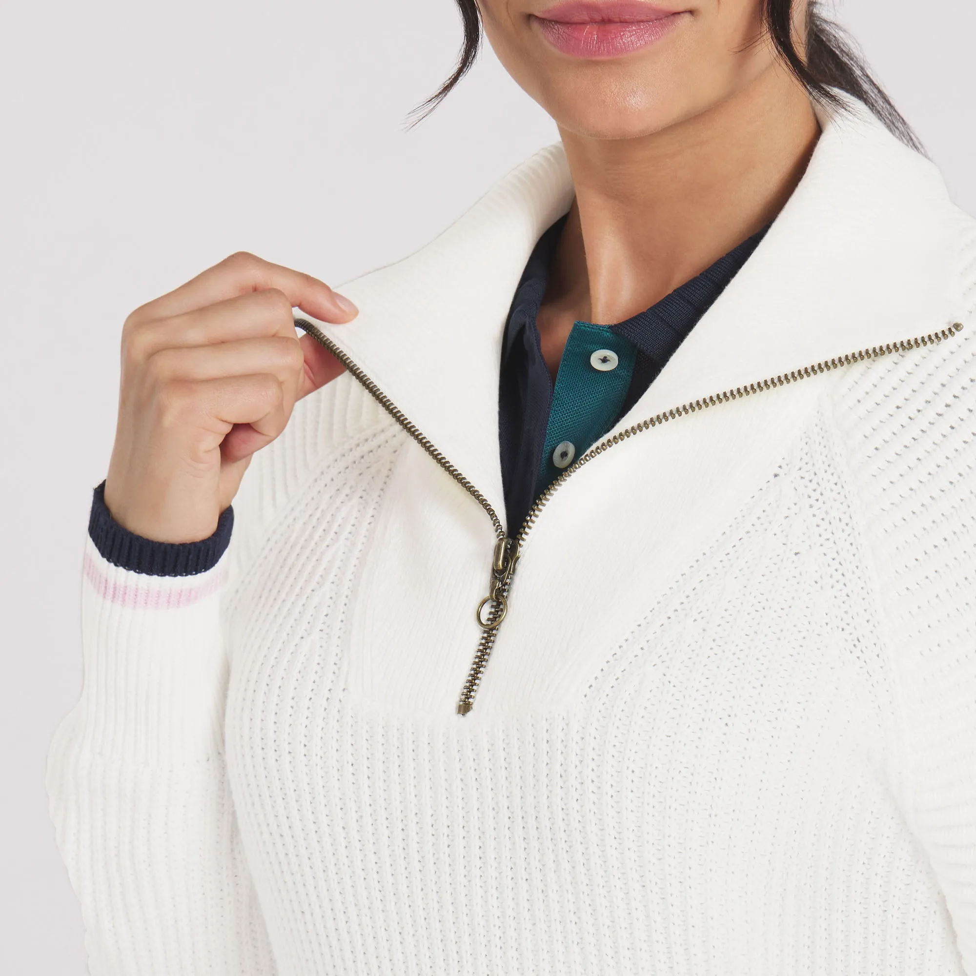 Women's AP Zip Golf Sweater