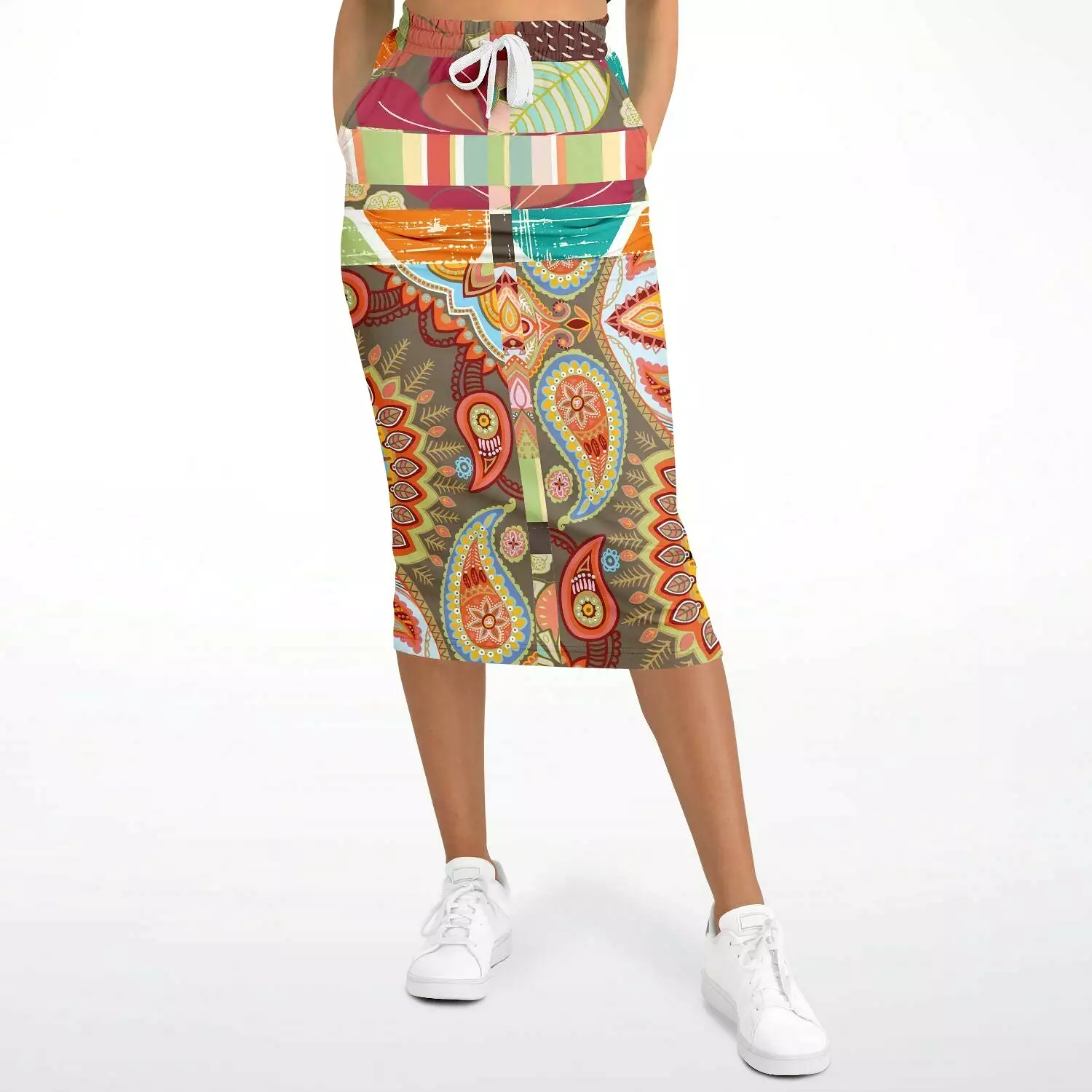 Wyatt Earth Eco-Poly Long Pocket Skirt