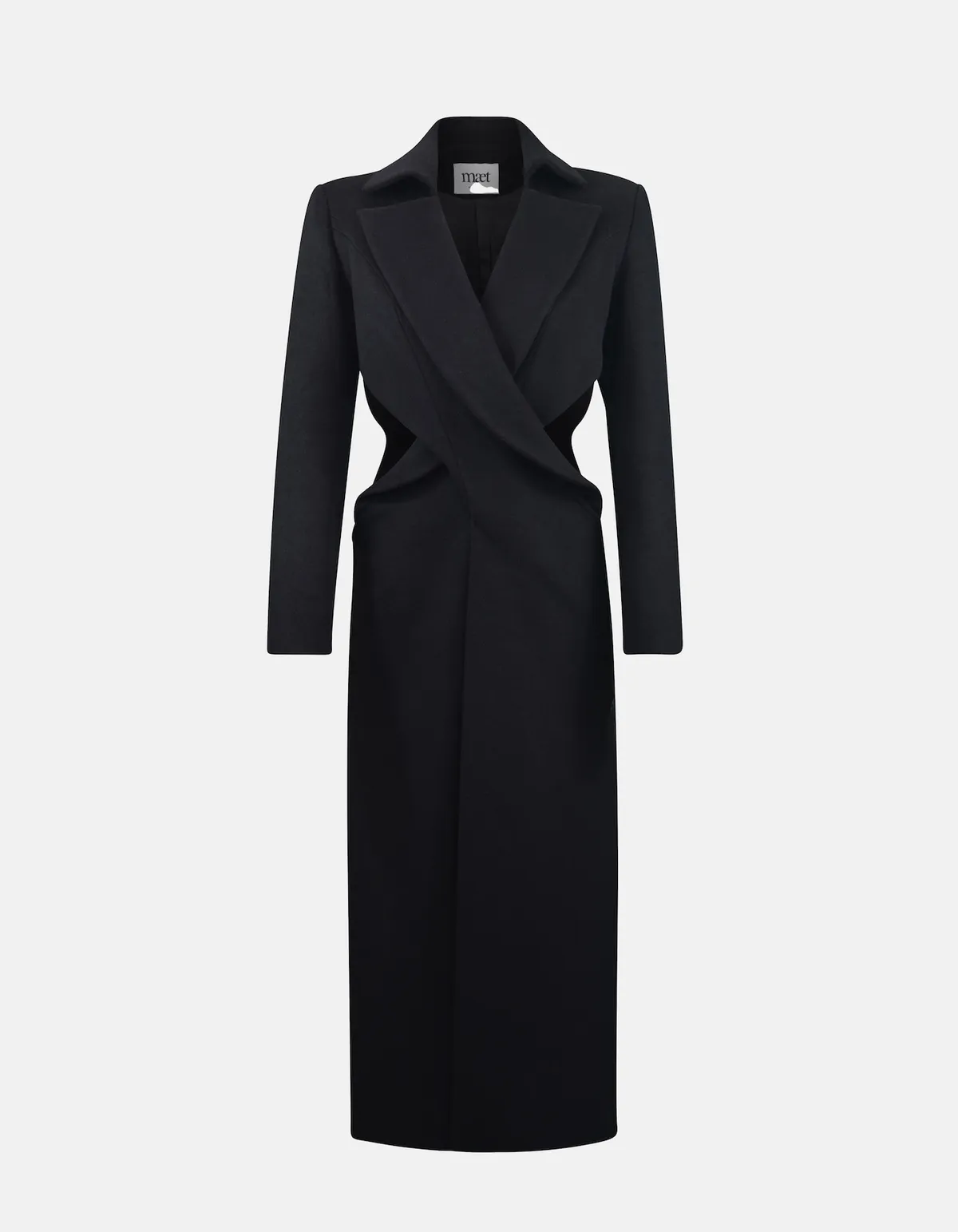 XENIA Cashmere Coat - Black