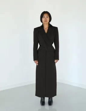 XENIA Cashmere Coat - Black