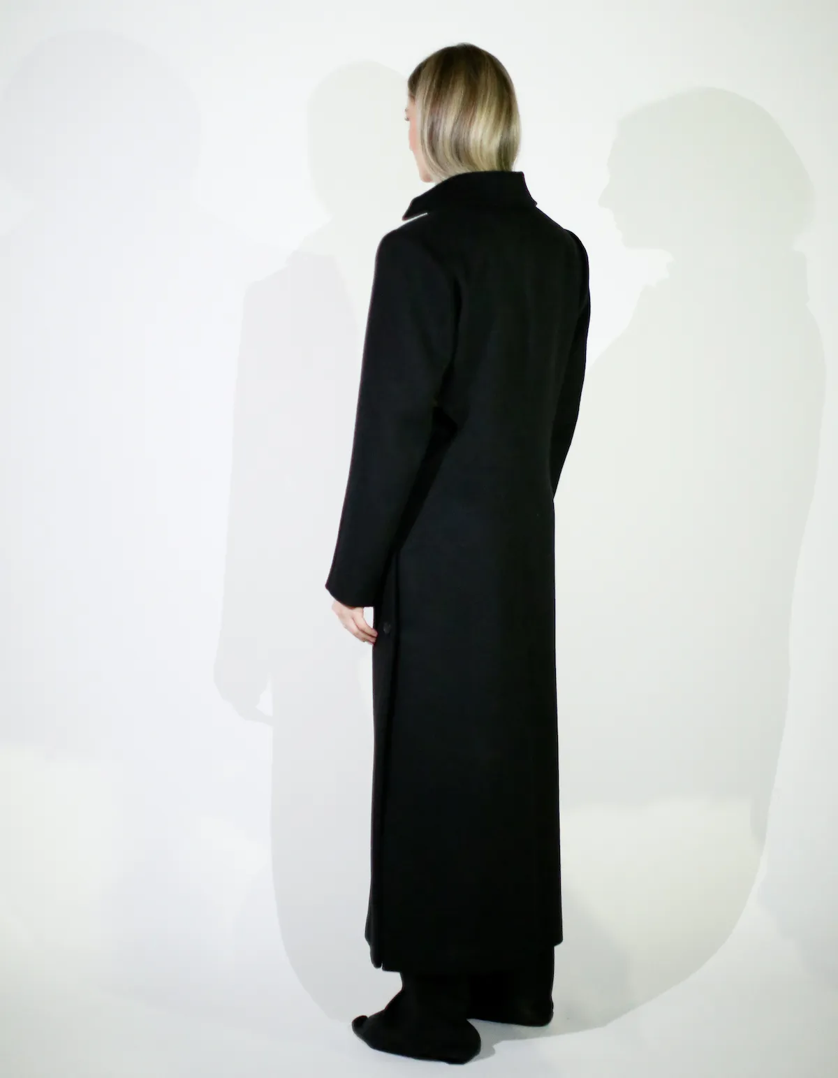 XENIA Cashmere Coat - Black