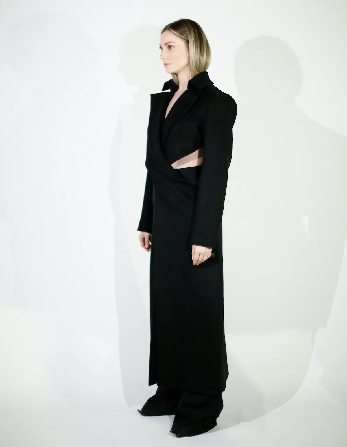 XENIA Cashmere Coat - Black