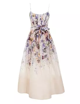 ZIMMERMANN Tama Corset Midi Dress