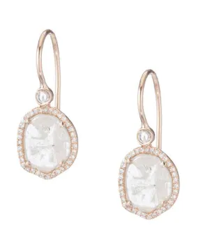 Zoe Sliced Diamond Drop Earrings